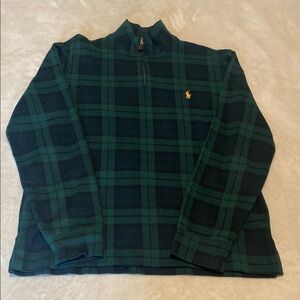 Polo by Ralph Lauren Men's Green Plaid Sweater
